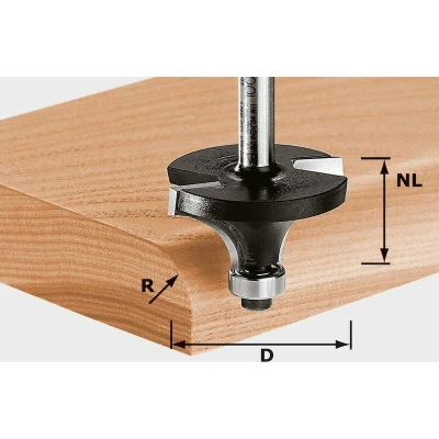 Afbeelding van Festool Accessoires HW S8 D31,7/R9,5 KL Afrondfrees 491015