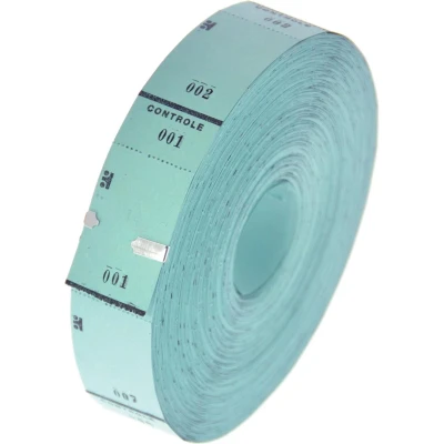 Afbeelding van Ticketrol, 1000 Tickets, Blauw Tickets