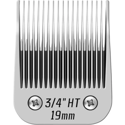 Afbeelding van Set van 3 verwijderbare roestvrijstalen hondentrimmessencoupeset type 3/4HT, compatibel met Heiniger/Moser Max 50/And*s, Oster A5 en Wahl. Snijlengte: 3/4 inch (19mm).