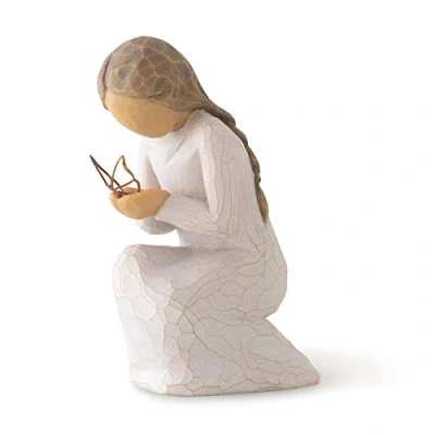 Afbeelding van Willow Tree Quiet Wonder, gebeeldhouwde, handgeschilderde figuur