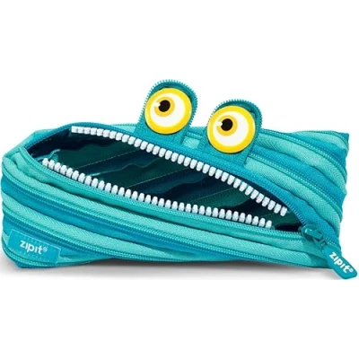 Afbeelding van ZIPIT Wildlings etui voor kinderen Potloodetui school, universiteit en kantoor Potloodtas jongens meisjes (blauw)