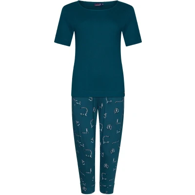 Afbeelding van Dames Pyjamaset Rebelle Maki Bio Katoen Maat 36