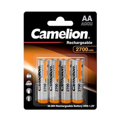 Afbeelding van Camelion AA Batterij AA2700BP4 4stuk(s) 1.2V 2.7Ah 4260033151933