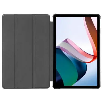 Afbeelding van Just in Case Smart Tri Fold PU leer Book Zwart Xiaomi Redmi Pad