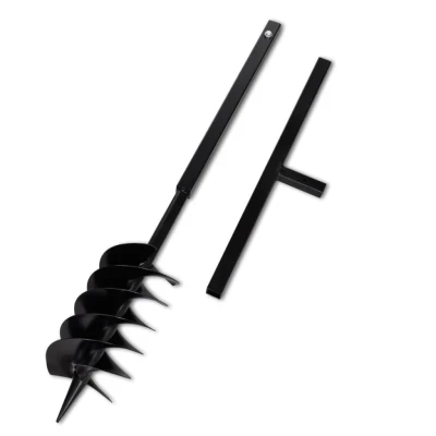 Afbeelding van Grondboor met handvat en schroefkop 150 mm (zwart)