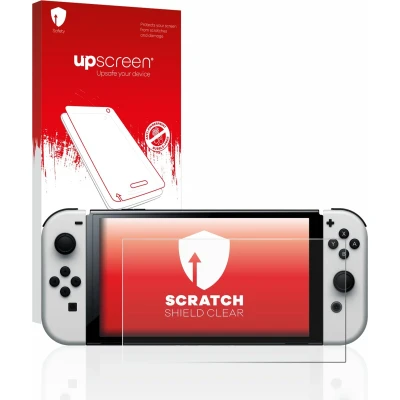 Afbeelding van upscreen Schermbeschermer voor Nintendo Switch OLED Modell Screen Protector Transparant, Antikras, Anti Vingerafdruk