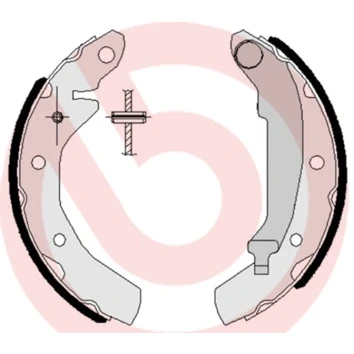 Afbeelding van Brembo Remschoen set S 15 501
