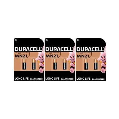 Afbeelding van Duracell MN21 A23 23A (3 blisters van 2 batterijen) 6 batterijen