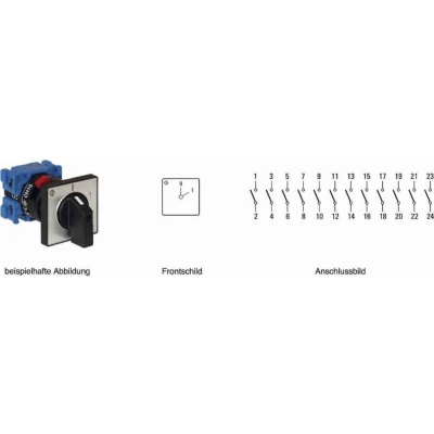 Afbeelding van Kraus &amp; Naimer CH10.A202.FT2 Lastscheidingsschakelaar 20 A 1 x 60 Grijs, Zwart stuk(s)