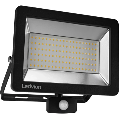 Afbeelding van Ledvion LED Breedstraler, 100 watt Osram 6500K 12000 lumen werklamp, outdoor Breedstraler IP65 waterdicht