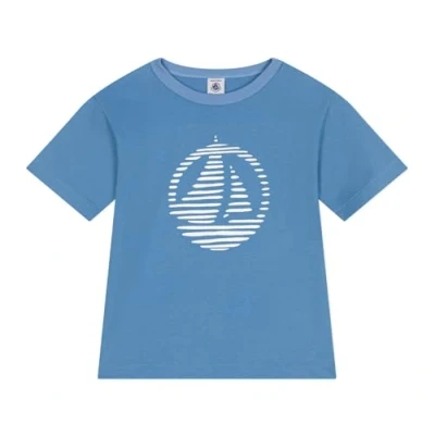 Afbeelding van Petit Bateau KIDS Bolin TEE Unisex Tshirt print voor kinderen, Maat: 104, Alaska