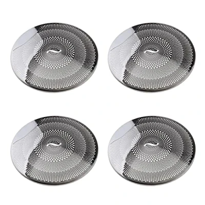 Afbeelding van YINETTECH 4 STKS Auto Audio Speaker Cover Deur Luidspreker Trim Compatibel met Mercedes Benz E/C/GLC Klasse W213 W205 Interieur Accessoires Helder Zilver Roestvrij Staal