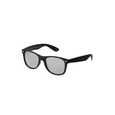 Afbeelding van Urban Classics Sunglasses Likoma Mirror WITH Chain Zonnebril, Heren, Maat: One Size, Black/silver