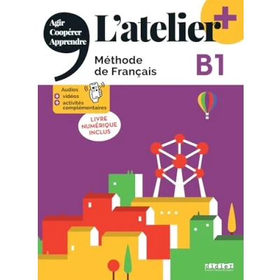 Afbeelding van L&#039;atelier + B1 livre numérique didierfle.app: Kursbuch mit didierfle.app und E Book