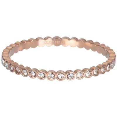 Afbeelding van Small Circle Stone iXXXi Vulring 2 mm Rosé / 17