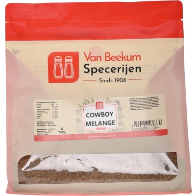 Afbeelding van Van Beekum Specerijen Cowboy Melange 1 kilo (hersluitbare stazak)