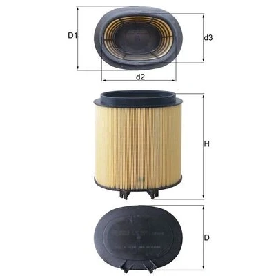 Afbeelding van Knecht Luchtfilter LX 2974