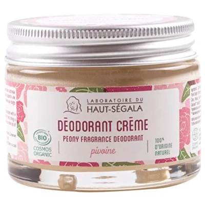 Afbeelding van Laboratoire du Haut Ségala Pioenroos Biologische Crème Deodorant 50 g