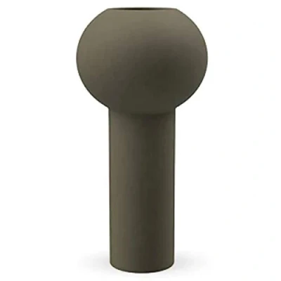 Afbeelding van Cooee Design Pillar vaas Kleur: olijfgroen 32 cm