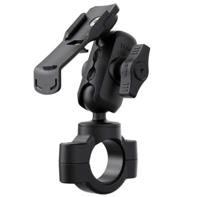 Afbeelding van TUSITA Motorfietsbevestiging Dubbele Socketarm Stuurbevestiging Compatibel met Garmin Handheld GPS