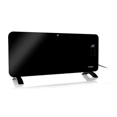 Afbeelding van Princess 348200 Smart Glazen Paneelverwarming Kachel elektrisch Zwart 2000 Watt Werkt via Wi Fi