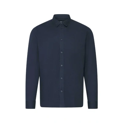 Afbeelding van Solid Sdolmin Zakelijk overhemd, Heren, Maat: 3XL, Insignia blue