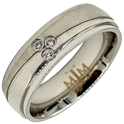 Afbeelding van Tesoro Mio Michel Verlovingsring / Trouwring Vrouw Edelstaal 19 mm Maat 60 Zilverkleurig
