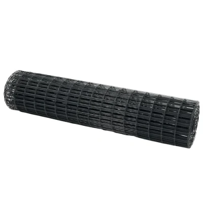 Afbeelding van vidaXL Euro Hek Grijs 1.4x10 m Staal