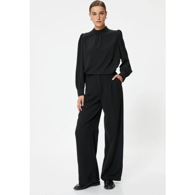 Afbeelding van Lange mouw Rechte kraag Blouse