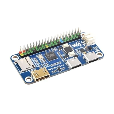 Afbeelding van RP2040 PiZero Microcontroller Board Based on Raspberry Pi Chip, Onboard DVI Interface, TF Card Slot and PIO USB Port, Compatible with 40PIN GPIO Header, 16MB Flash Memory