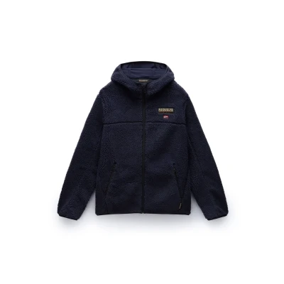 Afbeelding van Napapijri Tynik Fleecejas, Heren, Maat: Medium, Blu marine
