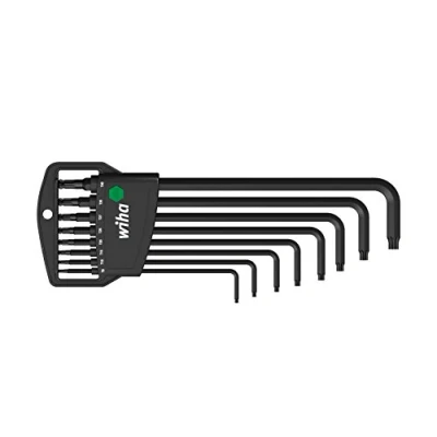Afbeelding van Wiha Stiftsleutelset in Classic houder TORX® kogelkop 9 delig chemisch gezwart blister 32395