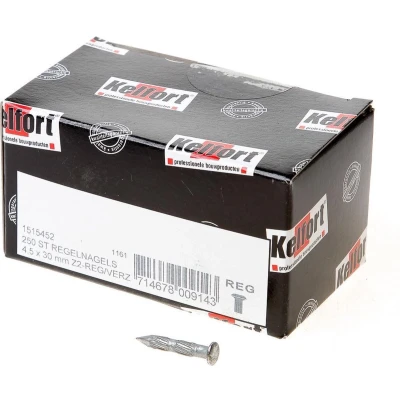Afbeelding van Kelfort Regelnagel staal/gegalvaniseerd bol verzonken kop (BKV) 4.5 x 30mm