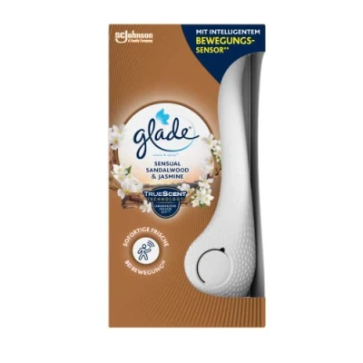 Afbeelding van Glade (Brise) Sense &amp; Spray, kamergeur met bewegingssensor, houder 1 navulling, Sensual Sandwood Jasmijn, 18 ml