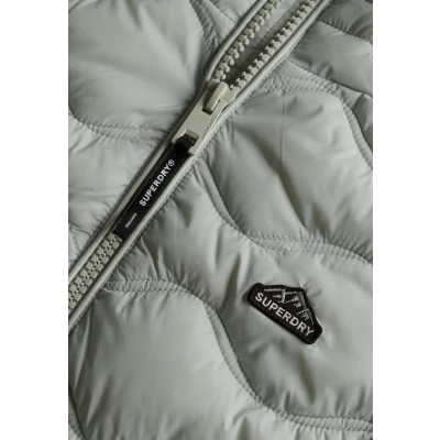 Afbeelding van Gewatteerd Fuji Lite Wave Jack met Capuchon Light Grey Grootte: 42
