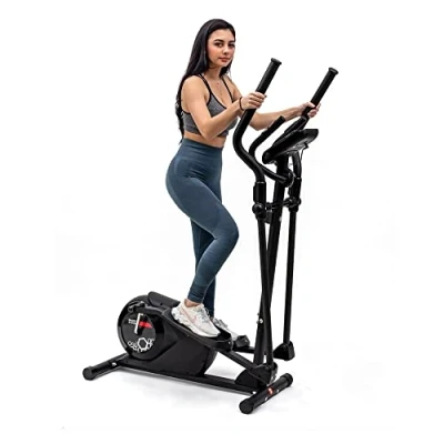 Afbeelding van TechFit Cross Trainer, hometrainer, elliptische trainer voor thuis, gewichtsverliesmachine, cardio en fitnessoefeningen, magnetische weerstand, geschikt gebruik binnenshuis