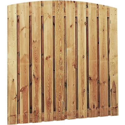 Afbeelding van Intergard Schutting tuinscherm toog zichtdicht 21 planks 180x180cm RVS
