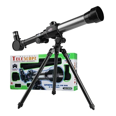 Afbeelding van HONPHIER Kids Telescopen 20X 30X 40X Vergroting Astronomische Telescoop met Statief Draagbare Wetenschap Sterrenkijken Educatief Leren Speelgoed voor Kinderen Beginners