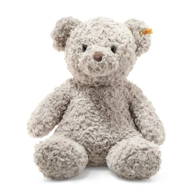 Afbeelding van Steiff Teddybeer Honey 48 cm Teddy knuffeldier voor kinderen Soft Cuddly Friends beweegbaar en wasbaar grijs (113482)