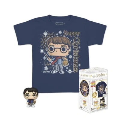 Afbeelding van Funko Pop! Holliday Tee Box Harry Potter maat S &#039;&#039;Happy Christmas&#039;&#039; + Keychain sleutelhanger