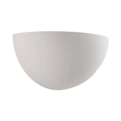 Afbeelding van Lindby Wandlamp 1licht gips H: 14 cm E14 wit