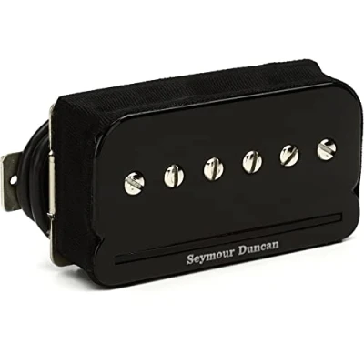 Afbeelding van Seymour Duncan SHPR 1N C Humbucker P rail pickup voor elektrische gitaar, wit