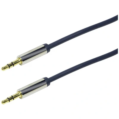 Afbeelding van LogiLink CA10100 Jackplug Audio Aansluitkabel 1.00 m Zwart (mat)