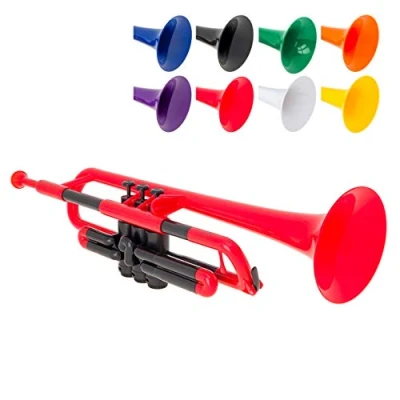 Afbeelding van Jiggs pTrumpet Red met hoes