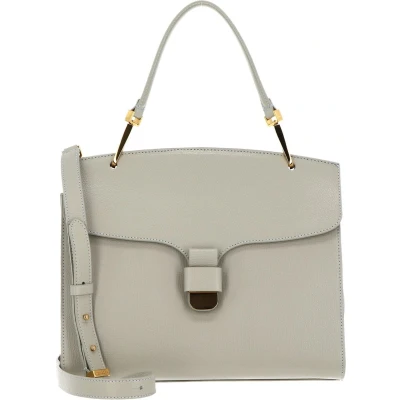 Afbeelding van COCCINELLE Leren Handtas Schoudertas Neofirenze Text Handbag Gelso Beige