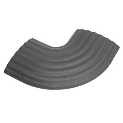 Afbeelding van Defender OFFICE C GREY 90 Curve grijs voor 85160 Kabelgoot 4 kanaals