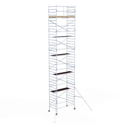 Afbeelding van Rolsteiger Alumexx Basic Schoren L250xB135cm 12.20m werkhoogte Carbon Deck platformen