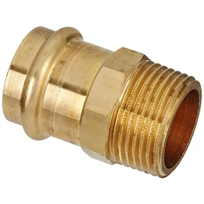 Afbeelding van Cornat T65431812B Overgangs nippel, rood gegoten met 1 buitenschroefdraad mof, A 18 mm, B 1/2 inch, stuk 28 mm x inch Aussengewinde
