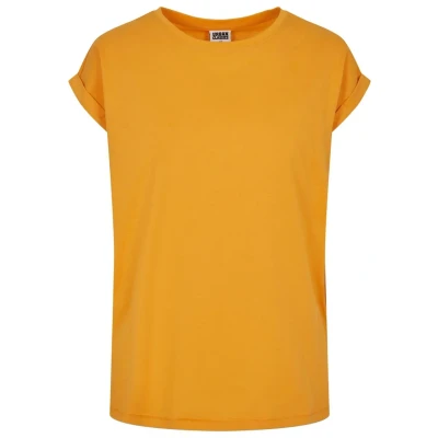Afbeelding van Urban Classics Extended Shoulder Tshirt basic, Dames, Maat: XS, Magicmango