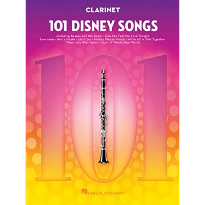 Afbeelding van 101 disney songs for clarinette